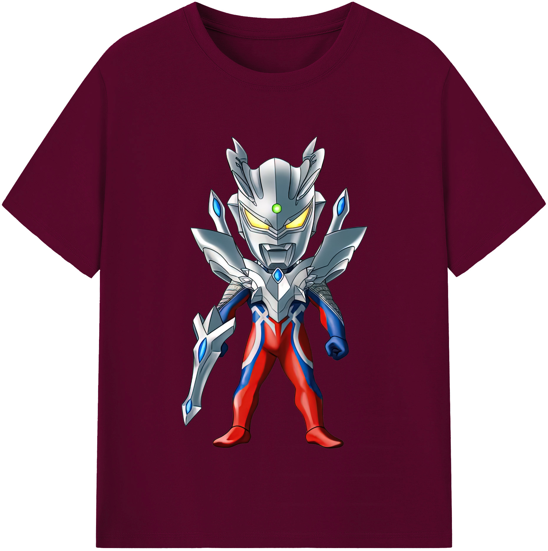 （画像用） ウルトラマン Ultraman レディースカジュアルプリントTシャツ（綿100％）